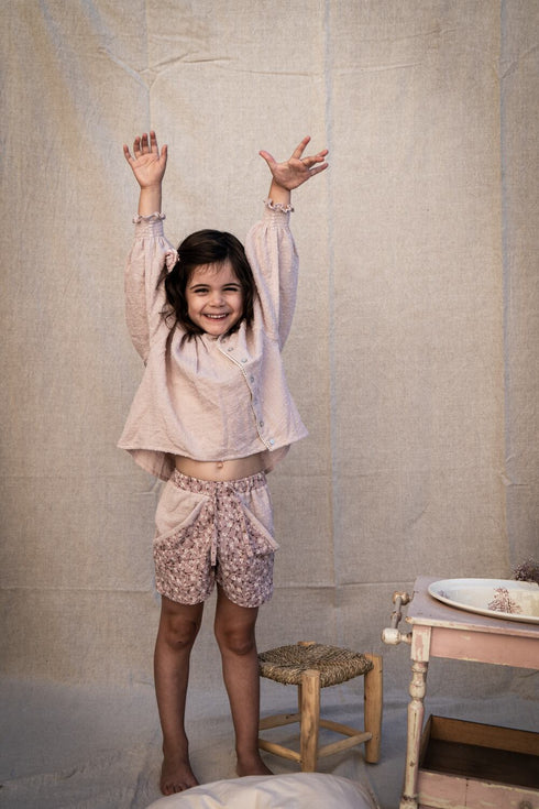 lilinoa / Top MAUD _ cream voile(2-3y,3-4y,5-6y)